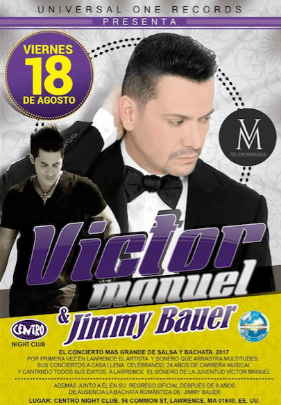 Event - Victor Manuelle Live - Lawrence, Massachusetts - August 18, 2017 | concert tickets