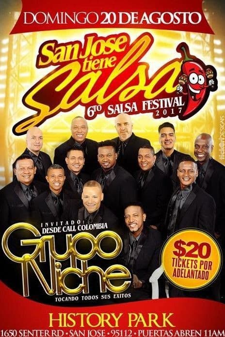 Event - Grupo Niche en Concierto - San Jose, California - August 20, 2017 | concert tickets