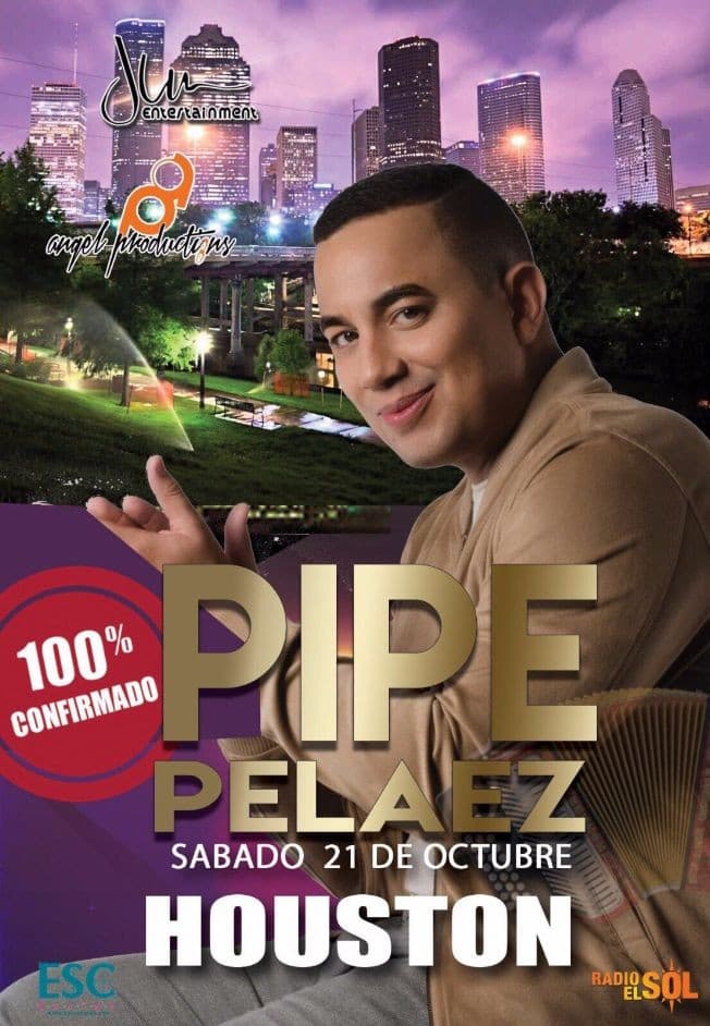 Event - FELIPE PELAEZ  en Houston TX TICKETS DISPONIBLES EN LA PUERTA - Houston, Texas - October 21, 2017 | concert tickets