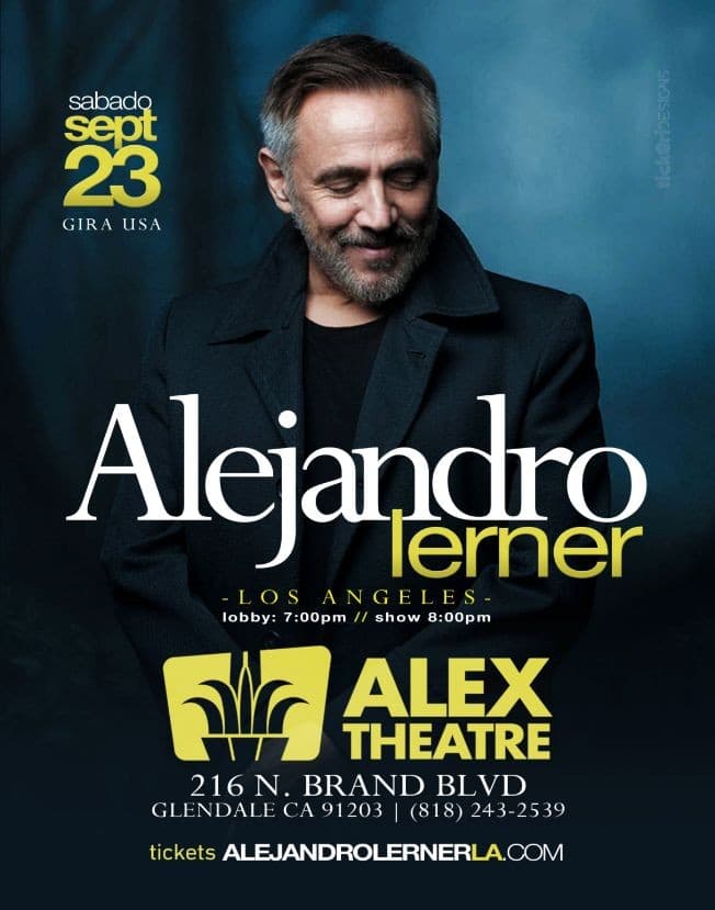 Event - Alejandro Lerner en Los Angeles - Glendale, California - September 23, 2017 | concert tickets