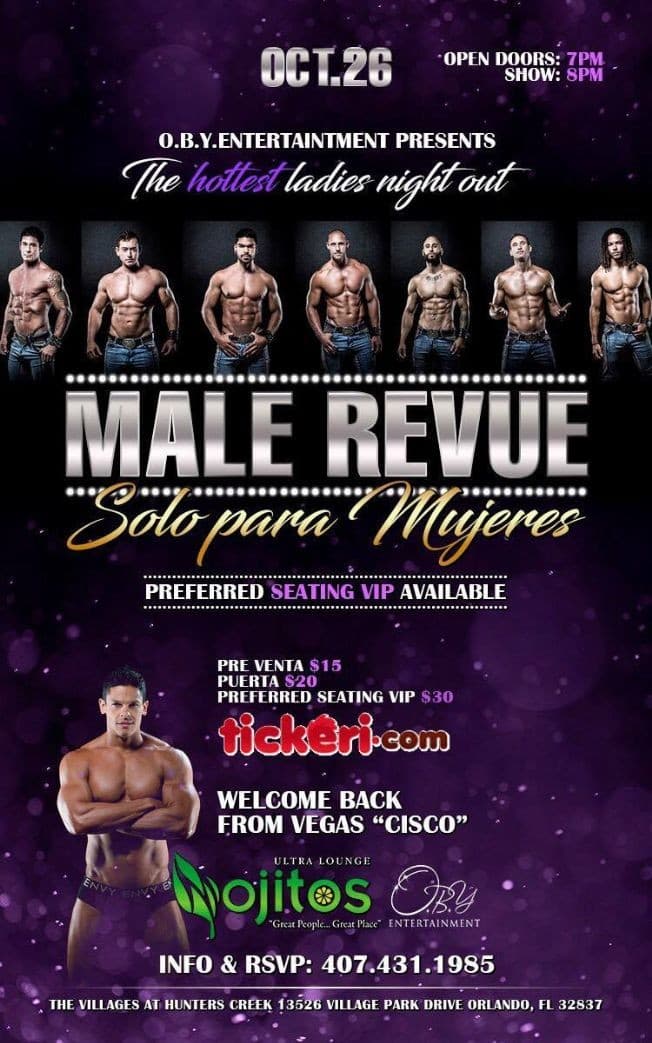 Event - Male Revue in Orlando FL - Orlando, Florida - October 26, 2017 | concert tickets