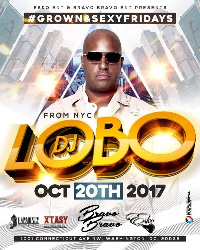 Event - DJ Lobo Takes Over Bravo Bravo - Washington, District Of Columbia - 20 de octubre de 2017 | concert tickets