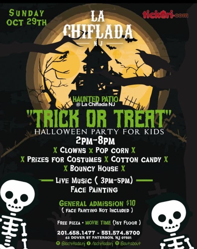 Event - “Trick Or Treat” Halloween Party For Kids - Paterson, New Jersey - October 29, 2017 | concert tickets