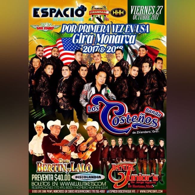 Event - Los Costeños Banda - Norcross, Georgia - October 27, 2017 | concert tickets