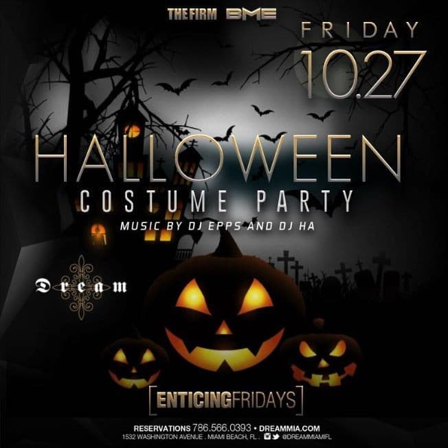 Event - Halloween Costume Party At Dream Nightclub - Miami Beach, Florida - October 27, 2017 | concert tickets