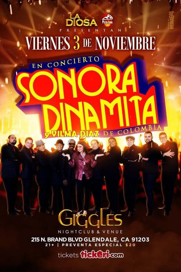 Event - LA SONORA DINAMITA EN LOS ANGELES - Glendale, California - November 3, 2017 | concert tickets