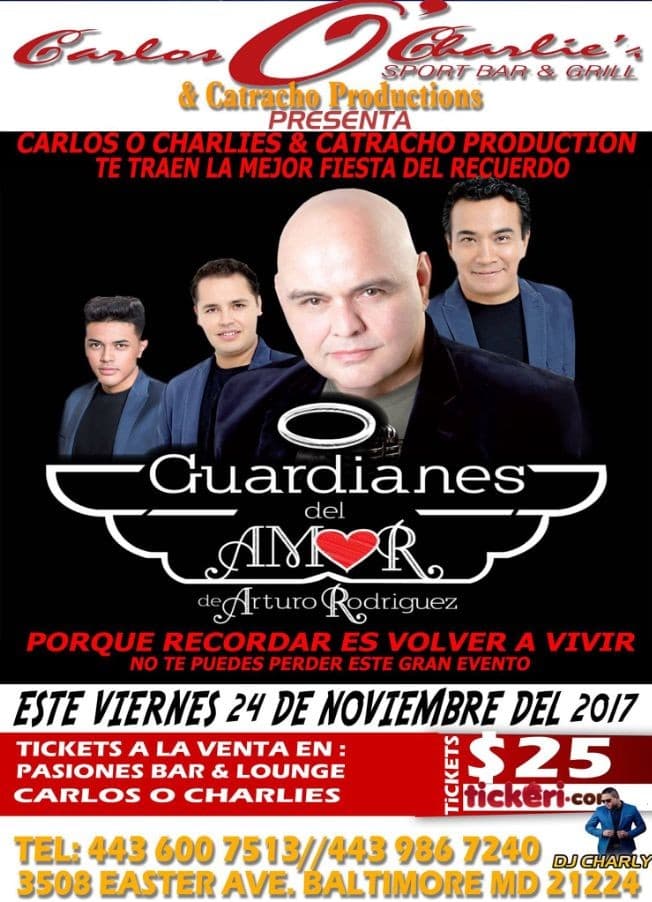 Event - Guardianes del Amor en Baltimore MD - Baltimore, Maryland - November 24, 2017 | concert tickets