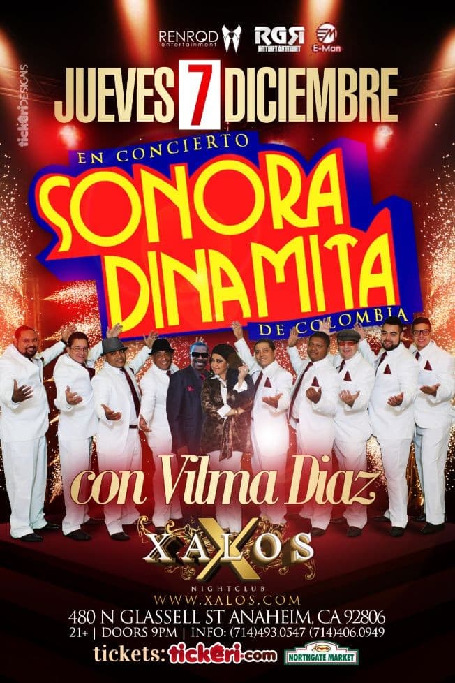 Event - La Sonora Dinamita en Anaheim - Anaheim, California - December 7, 2017 | concert tickets