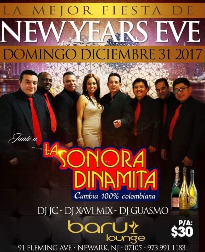 Event - SONORA DINAMITA EN NJ - Newark, New Jersey - December 31, 2017 | concert tickets