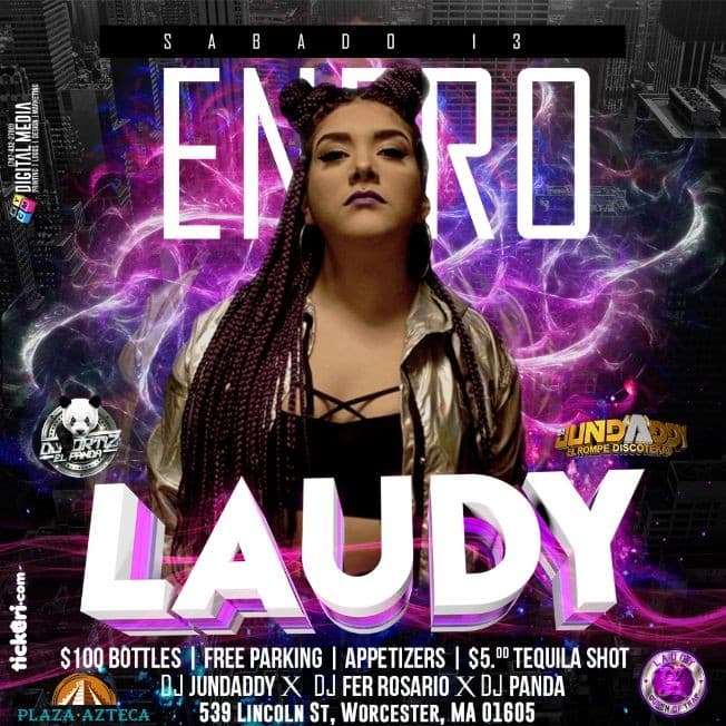 Event - LAUDY - Worcester, Massachusetts - 13 de enero de 2018 | concert tickets