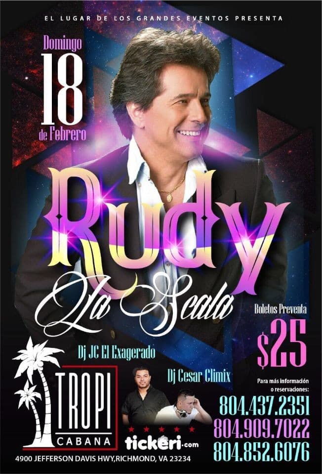 Event - Rudy La Scala en Richmond VA - Richmond, Virginia - February 18, 2018 | concert tickets