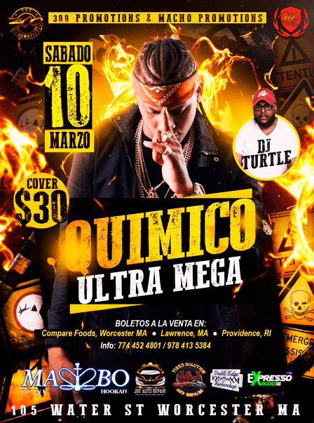 Event - Quimico ultramega - Worcester, Massachusetts - March 10, 2018 | concert tickets