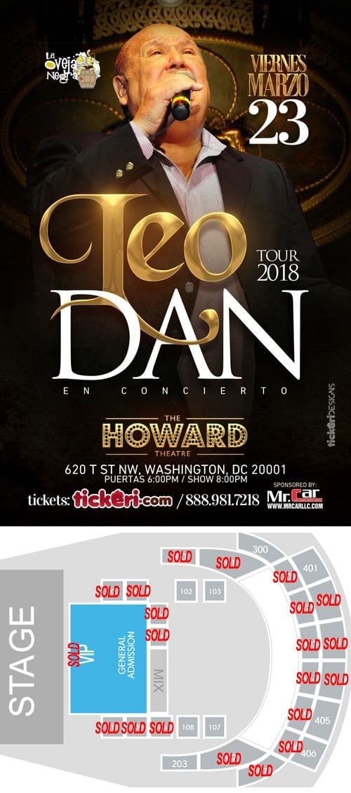 Event - Leo Dan en Washington DC - Washington, District Of Columbia - March 23, 2018 | concert tickets