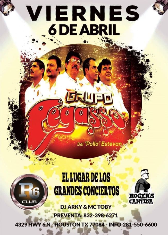 Event - Grupo pegasso - Houston, Texas - April 6, 2018 | concert tickets