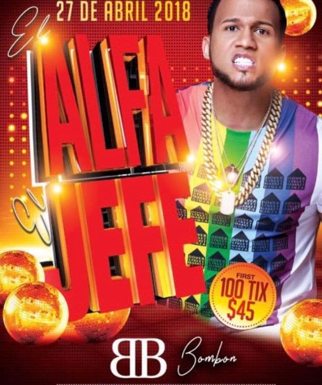 Event - El Alfa El Jefe - Sarasota, Florida - April 27, 2018 | concert tickets