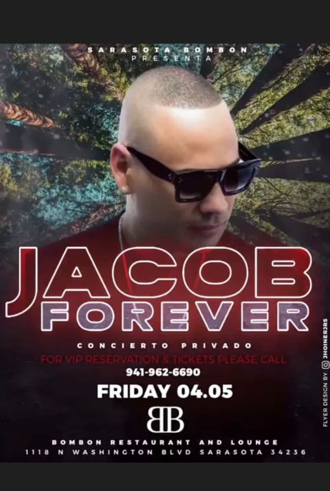 Event - Jacob Forever - Sarasota, Florida - May 4, 2018 | concert tickets