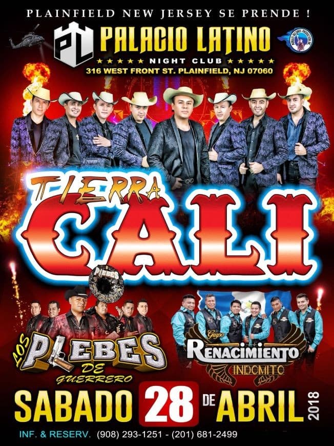 Event - Tierra Cali en Plainfield NJ - Plainfield, New Jersey - April 28, 2018 | concert tickets