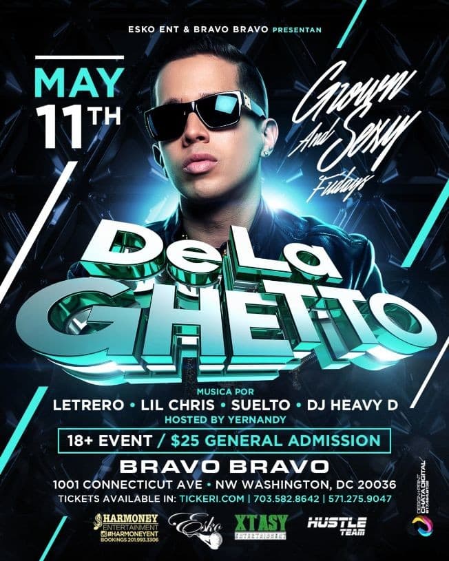 Event - De La Ghetto Live In DC - Washington, District Of Columbia - May 11, 2018 | concert tickets