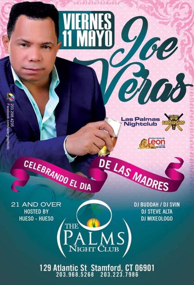 Event - Joe Veras en Stamford,CT - Stamford, Connecticut - May 11, 2018 | concert tickets