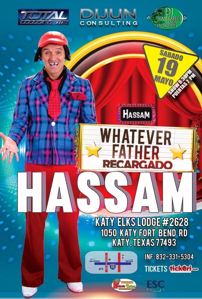 Event - Hassam en Katy,TX - Katy, Texas - May 19, 2018 | concert tickets