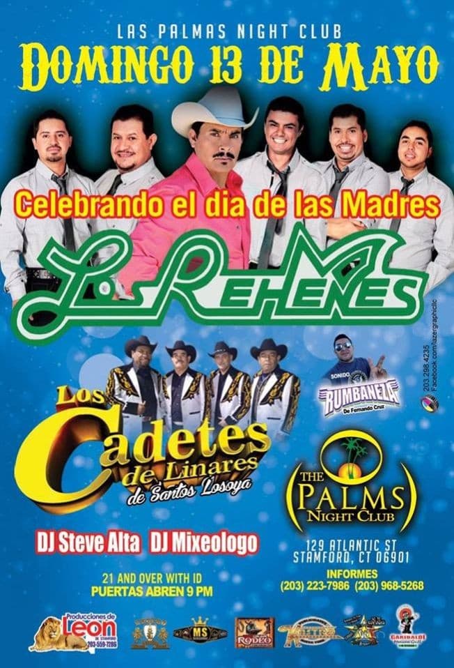 Event - Los Rehenes, Los Cadetes de Linares de Santos losoya. - Stamford, Connecticut - May 13, 2018 | concert tickets