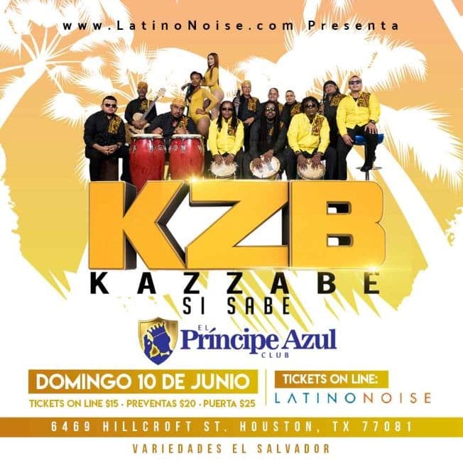 Event - Kazzabe - Houston, Texas - June 10, 2018 | concert tickets