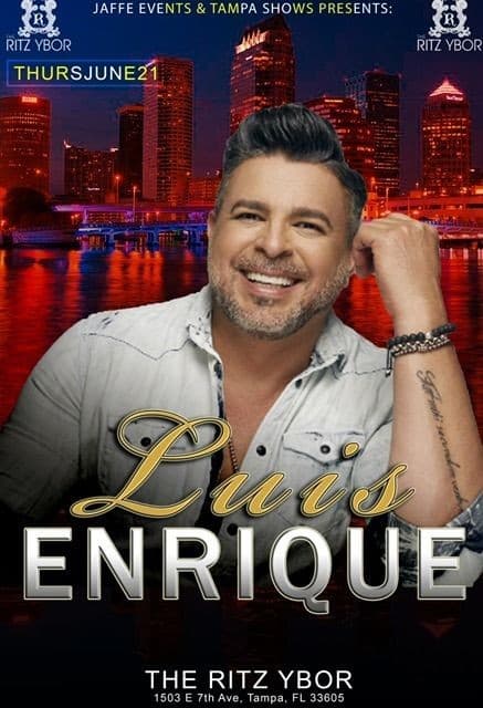 Event - Luis Enrique en Tampa,FL-CANCELADO - Tampa, Florida - August 30, 2018 | concert tickets