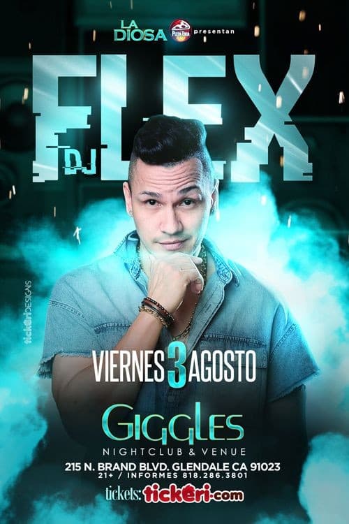 Event - DJ FLEX EN LOS ANGELES - Glendale, California - August 3, 2018 | concert tickets