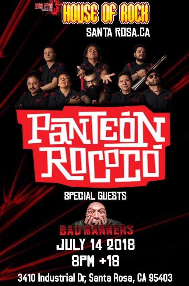 Event - Panteon Rococo en Santa Rosa CA - Santa Rosa, California - July 14, 2018 | concert tickets