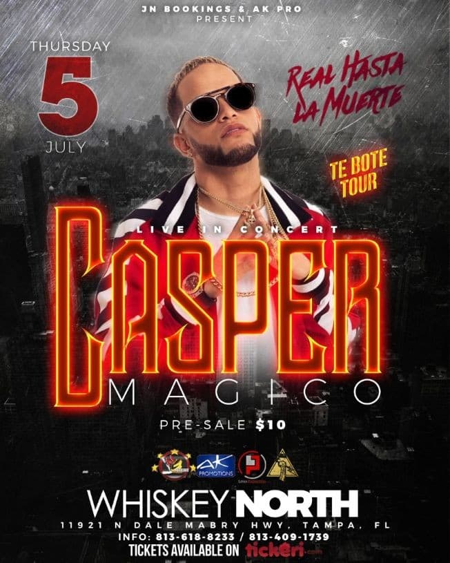 Event - CASPER LIVE IN CONCERT - Tampa, Florida - July 5, 2018 | concert tickets