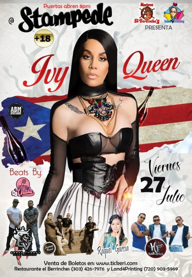 Event - IVY QUEEN EN CONCIERTO - Aurora, Colorado - July 27, 2018 | concert tickets