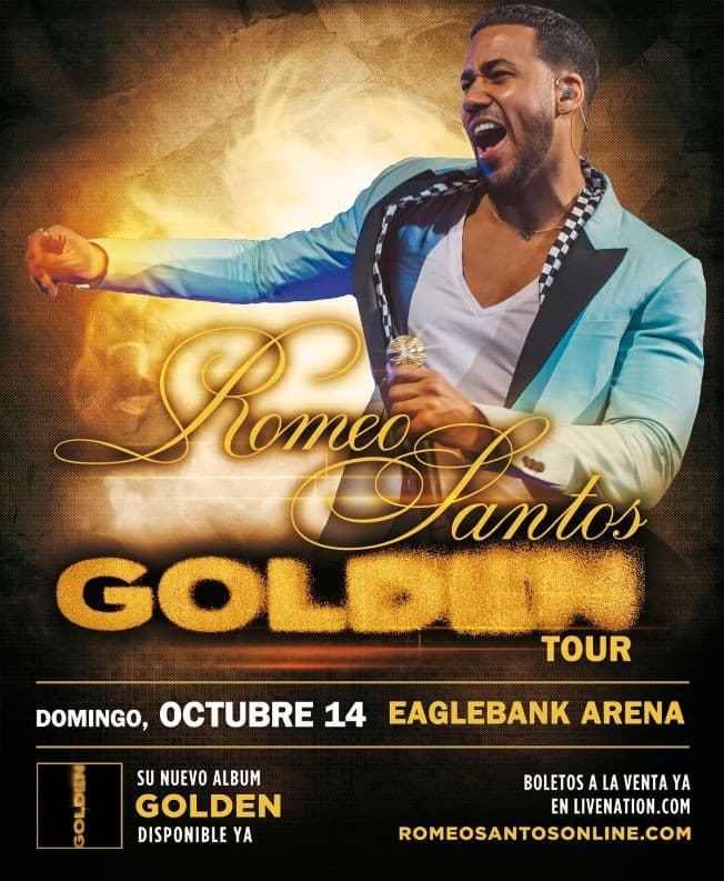 Event - The King Romeo Santos - Fairfax, Virginia - October 14, 2018 | concert tickets