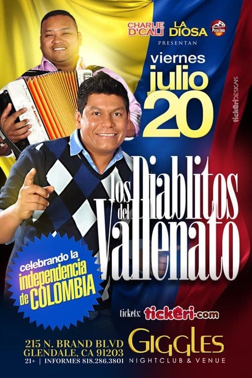 Event - LOS DIABLITOS DEL VALLENATO EN LOS ANGELES - Glendale, California - July 20, 2018 | concert tickets