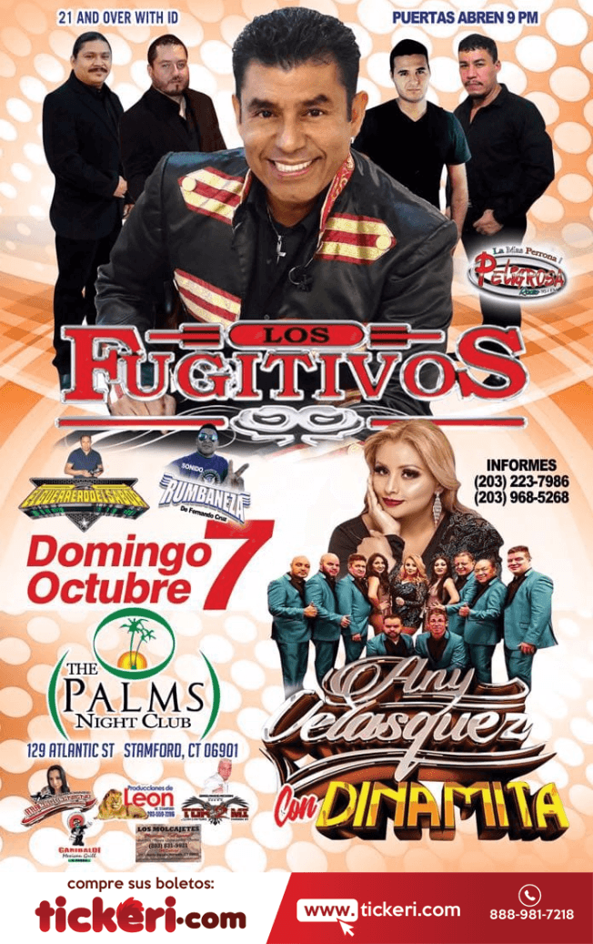 Event - LOS FUGITIVOS EN STAMFORD, CT - Stamford, Connecticut - October 7, 2018 | concert tickets