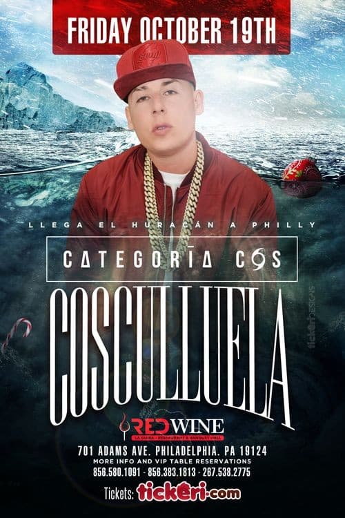 Event - Cosculluela en Philadelphia - Philadelphia, Pennsylvania - October 19, 2018 | concert tickets