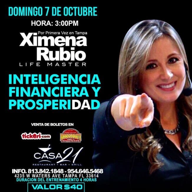 Event - Ximena Rubio En Tampa.FL - Tampa, Florida - October 7, 2018 | concert tickets