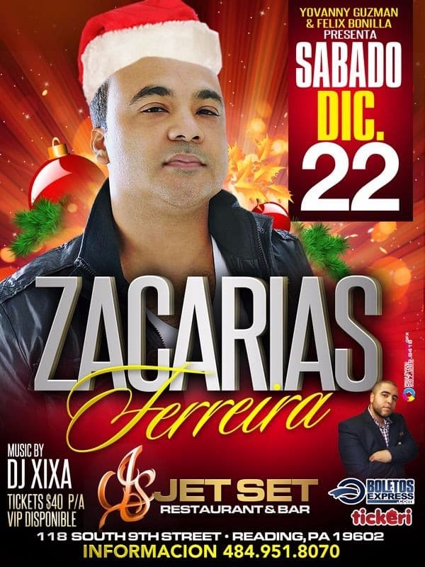 Event - Zacarias Ferreira en Reading,PA - Reading, Pennsylvania - December 22, 2018 | concert tickets