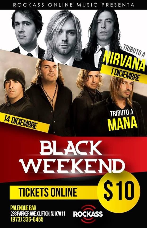 Event - Nirvana Tribute - Clifton, New Jersey - December 1, 2018 | concert tickets