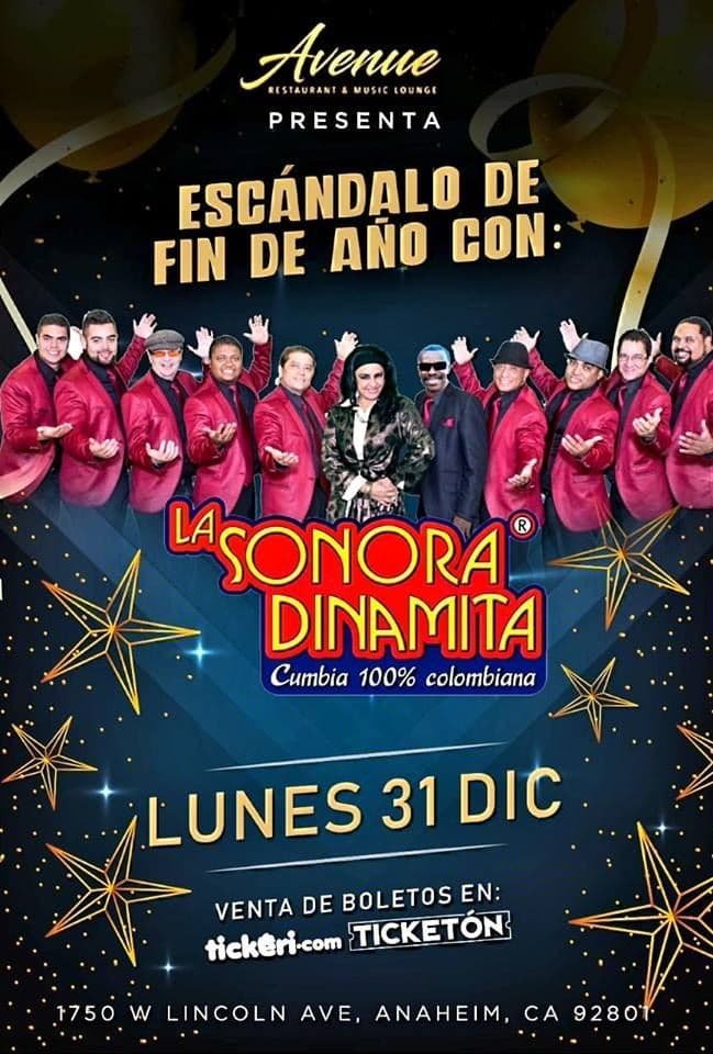 Event - La Sonora Dinamita New Years Eve - Anaheim, California - December 31, 2018 | concert tickets