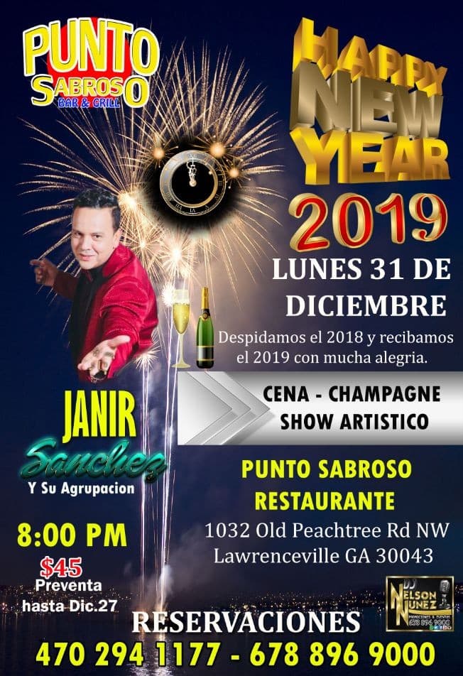 Event - DESPEDIDA DE FIN DE ANO 2018 - Duluth, Georgia - December 31, 2018 | concert tickets