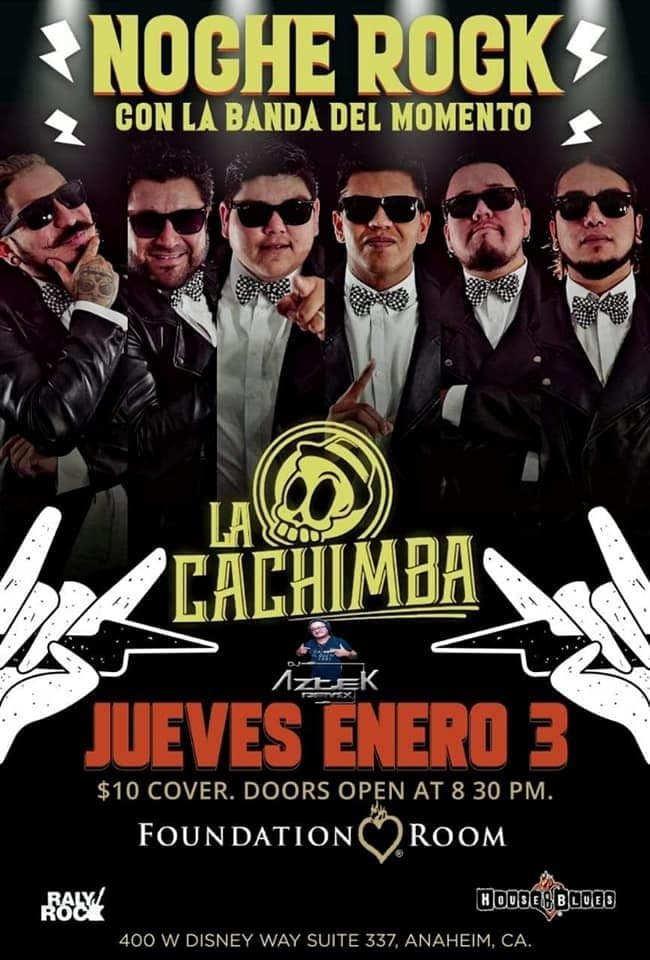 Event - LA CACHIMBA EN VIVO EN UNA  NOCHE LLENA DE BAILE - Anaheim, California - January 3, 2019 | concert tickets