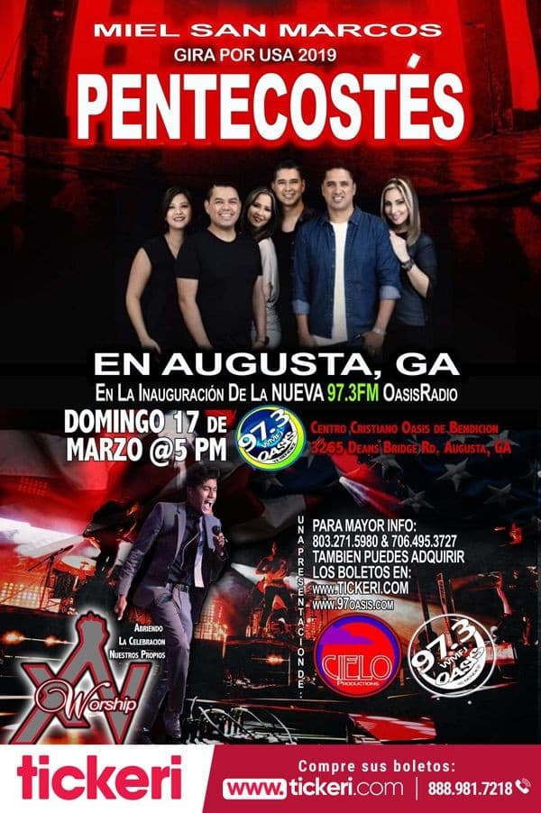 Event - MIel San Marcos En Concierto en Augusta,GA - Augusta, Georgia - March 17, 2019 | concert tickets