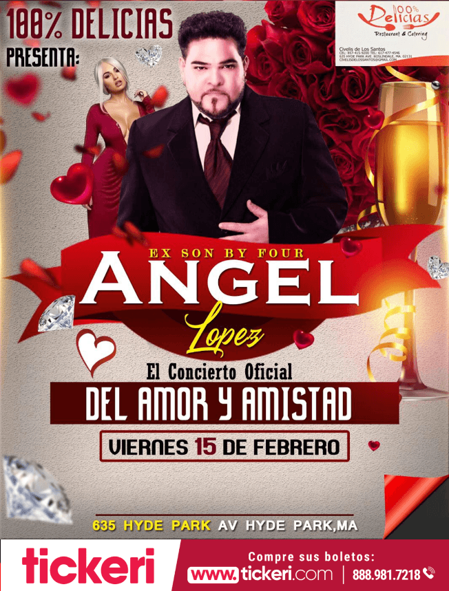 Event - Angel Lopez (ex integrante de Son by 4) en Hyde Park, MA - Boston, Massachusetts - February 15, 2019 | concert tickets