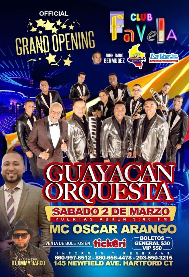 Event - Guayacan Orquesta en Hartford,CT - Hartford, Connecticut - March 2, 2019 | concert tickets