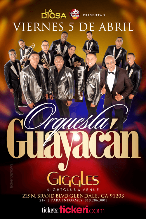 Event - ORQUESTA GUAYACAN EN LOS ANGELES - Glendale, California - April 5, 2019 | concert tickets