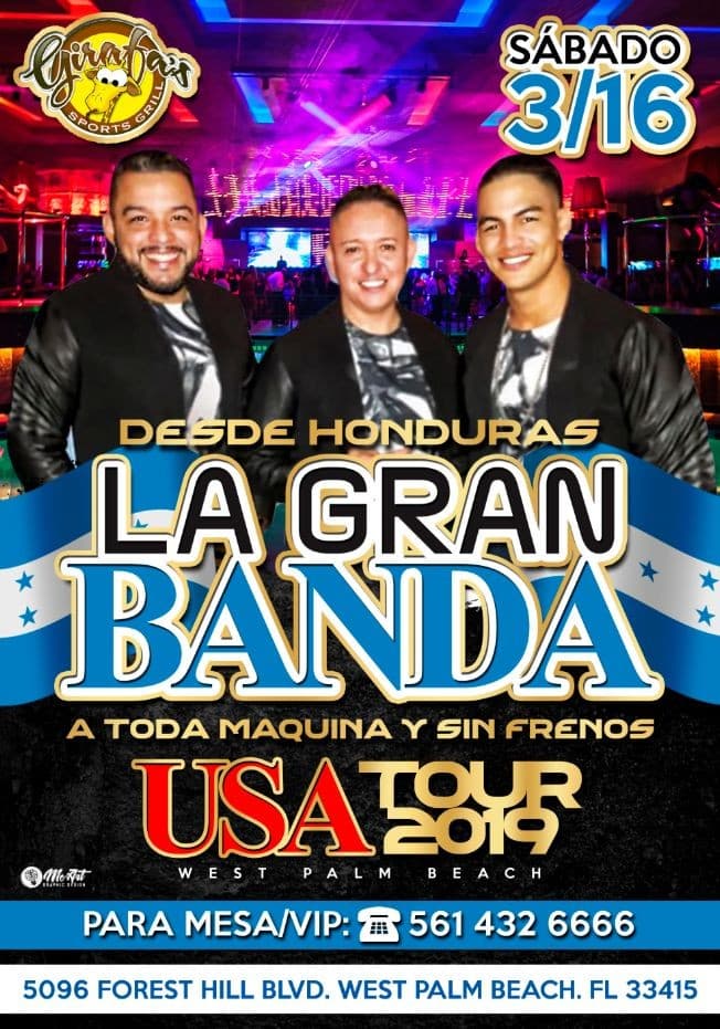 Event - La GRAN BANDA en Concierto en WEST PALM BEACH - West Palm Beach, Florida - March 16, 2019 | concert tickets