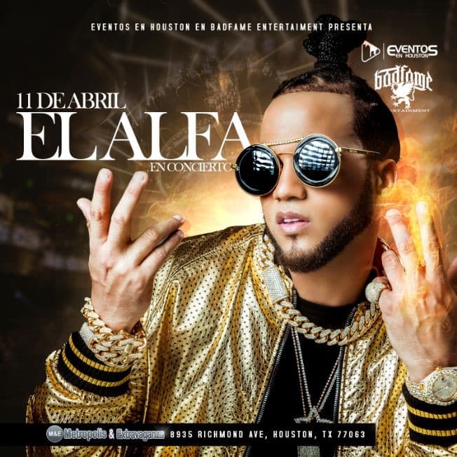 Event - EL ALFA  "EL JEFE" - Houston, Texas - April 11, 2019 | concert tickets