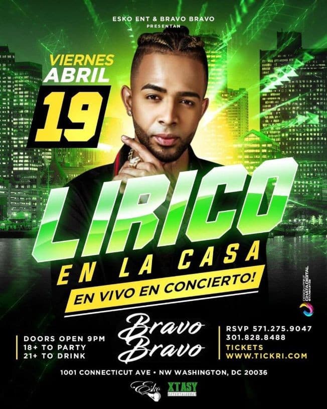 Event - Lirico En La CASA - Washington, District Of Columbia - April 19, 2019 | concert tickets