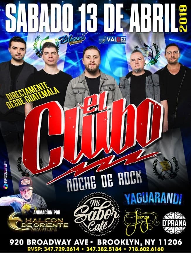 Event - EL CLUBO DIRECTAMENTE DE GUATEMALA - Brooklyn, New York - April 13, 2019 | concert tickets