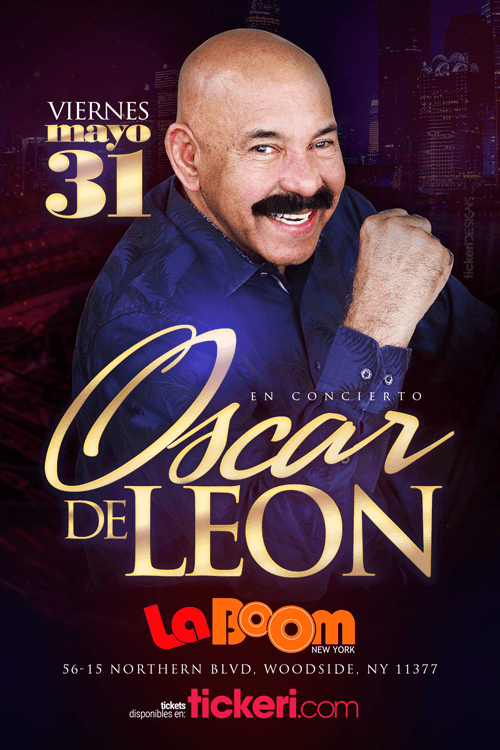 Event - OSCAR DE LEON EN NEW YORK - Queens, New York - May 31, 2019 | concert tickets